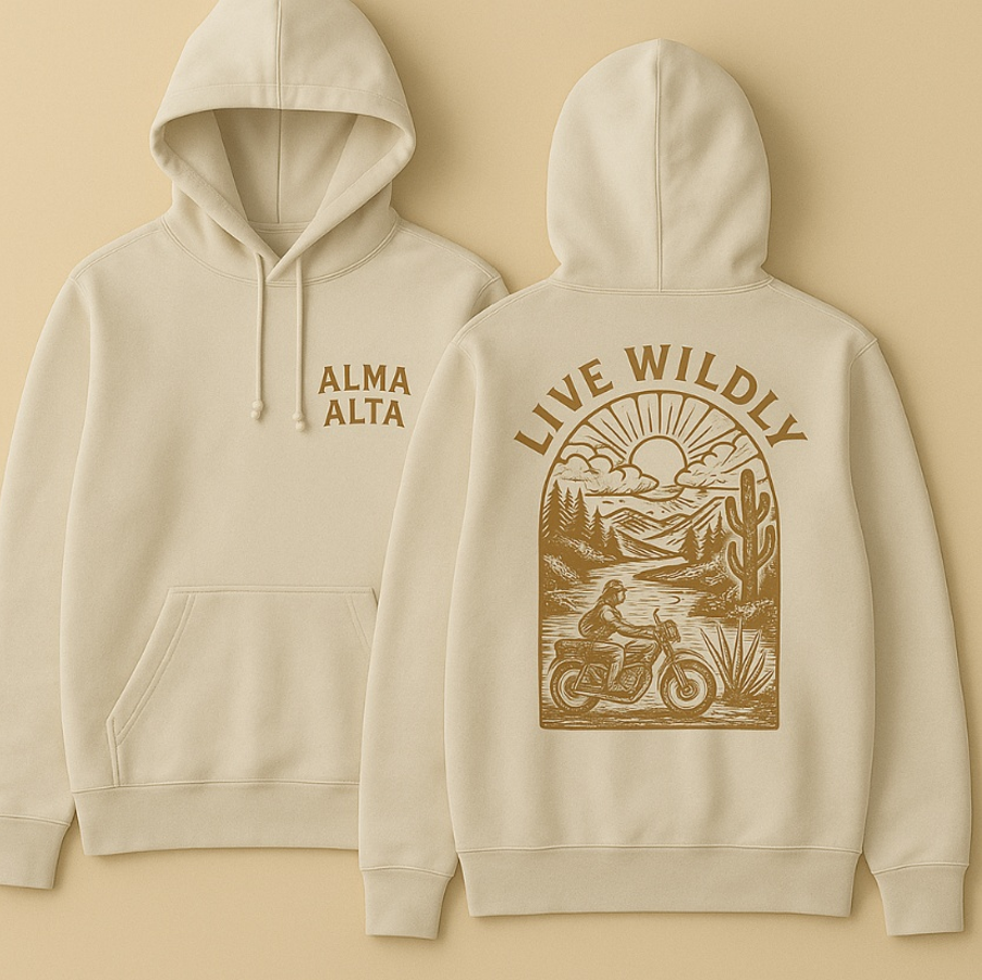 Live Wildly Hoodie